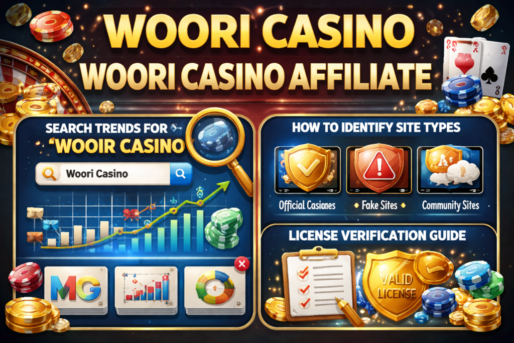 Woori Casino Affiliate Explained: Spot Reliable Platforms, Avoid Scams and Verify Certified Casino Licenses Woori Casino